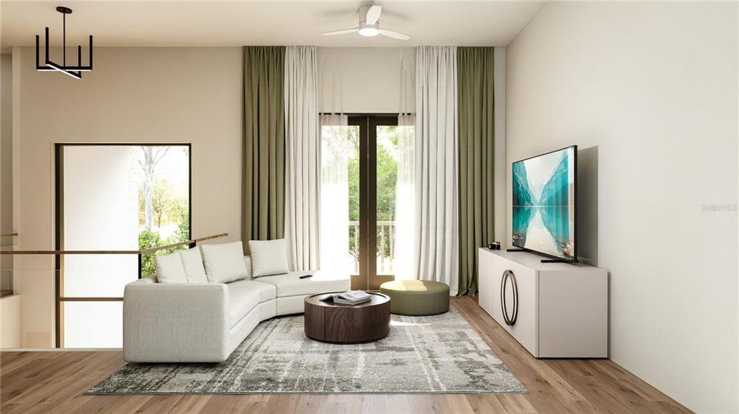 Furnished interior view inside a new home in , Ocala (Image 14).