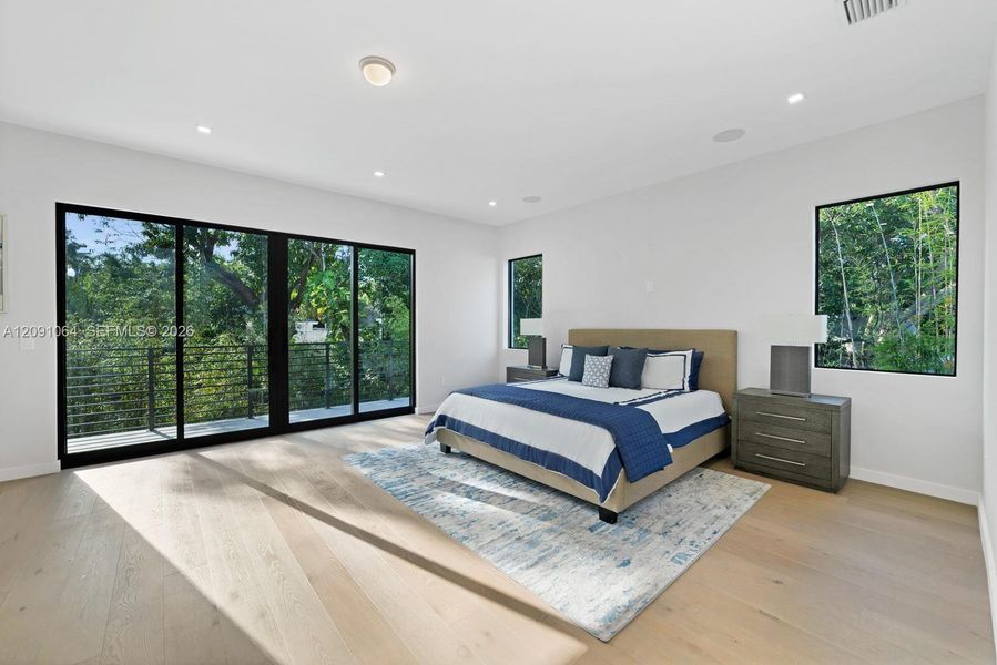 Furnished interior view inside a new home in , Miami (Image 3).
