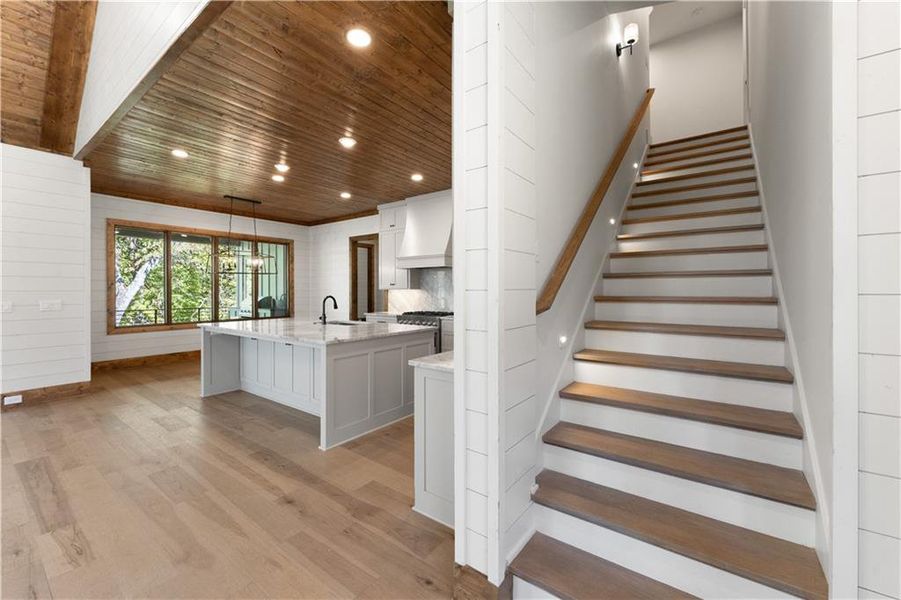 Furnished interior view inside a new home in , Dahlonega (Image 12).