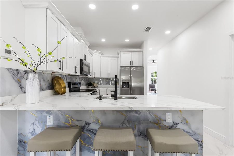 Furnished interior view inside a new home in , Tampa (Image 18).