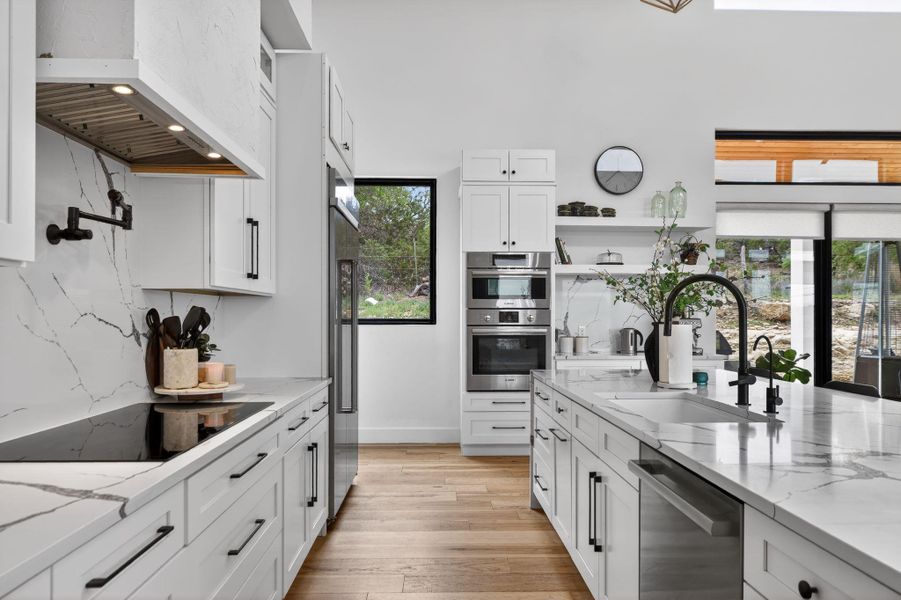 Furnished interior view inside a new home in , Spicewood (Image 12).