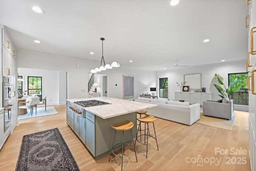 Furnished interior view inside a new home in , Charlotte (Image 16).