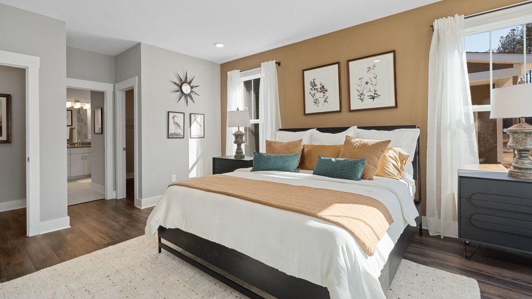 Representative furnished interior of a home built from the Cooper 3 by DRB Homes in Iris Meadows, Moore (Image 13).