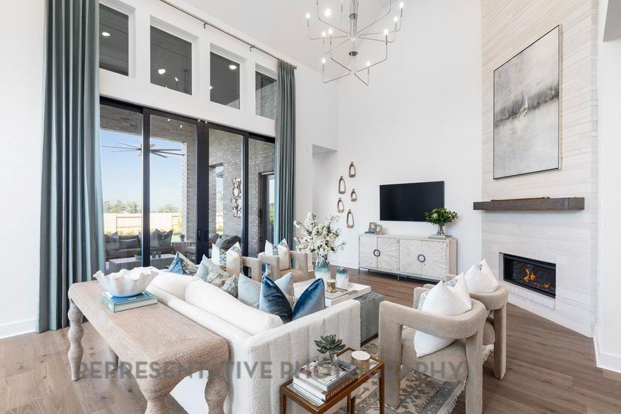 Furnished interior view inside a new home in Jordan Ranch, Fulshear (Image 23).