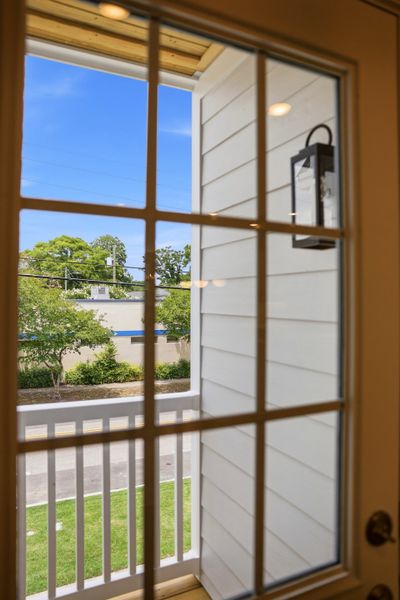 Representative exterior details of a home built from the The Lofton by RobuckHomes in Downtown Wilmington Collective, Wilmington (Image 42).