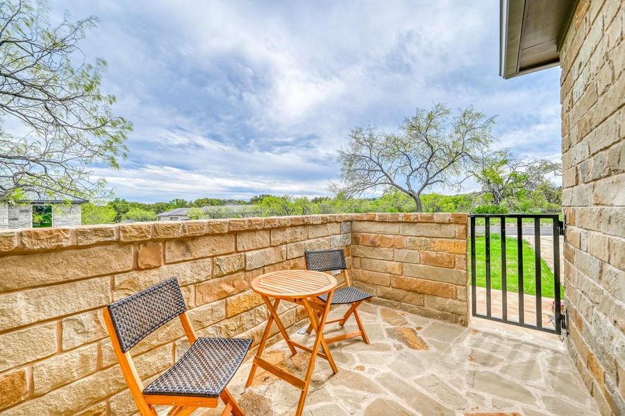 Exterior details and patio area of a home in , Horseshoe Bay (Image 25).