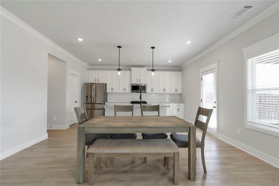 Furnished interior view inside a new home in , Gainesville (Image 12).