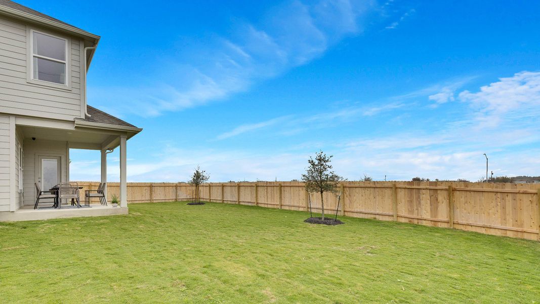 Representative furnished interior of a home built from the Meyerson by DRB Homes in Hunters Glen, Jarrell (Image 66).