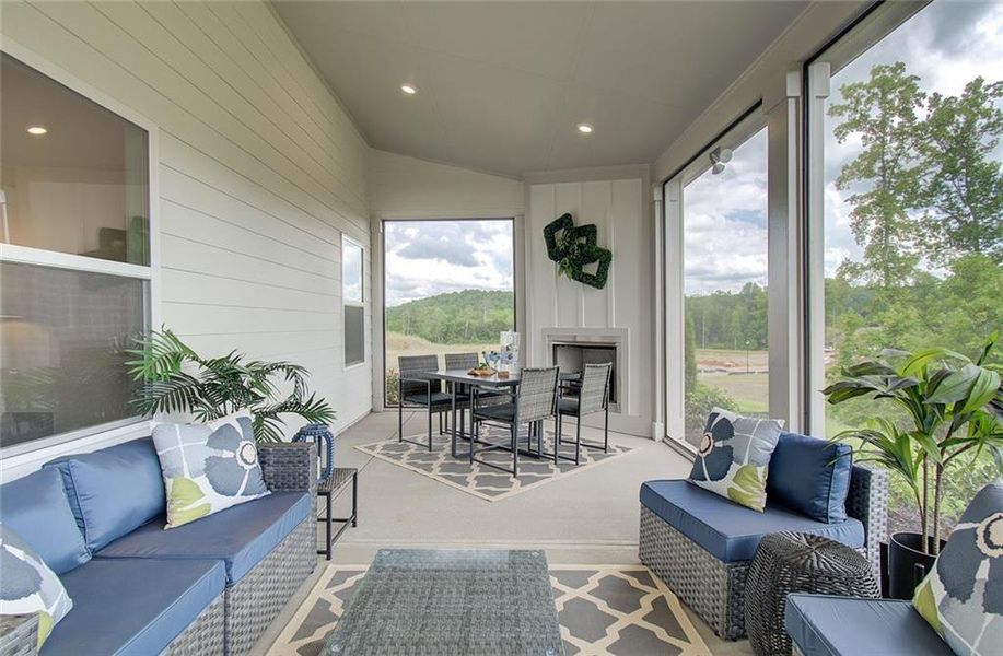 Exterior details and patio area of a home in Rosewood Lake Estates, Hoschton (Image 30). Exterior details and patio area of a home in Rosewood Lake Estates, Hoschton (Image 30).