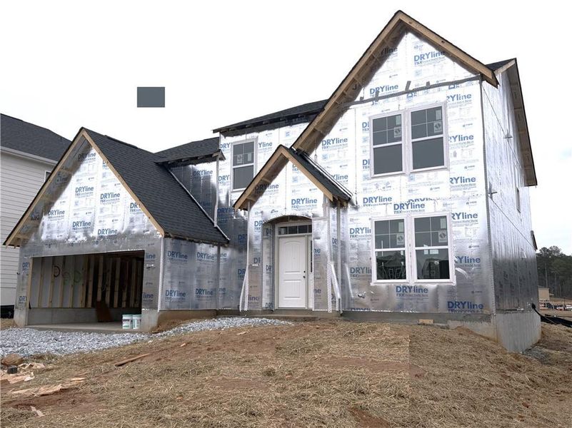 In-progress construction of a new home in Twin Lakes, Hoschton, GA (Image 4). In-progress construction of a new home in Twin Lakes, Hoschton, GA (Image 4).