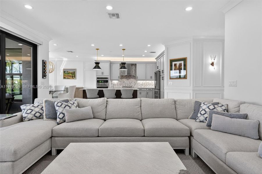 Furnished interior view inside a new home in , Port St. Lucie (Image 8).