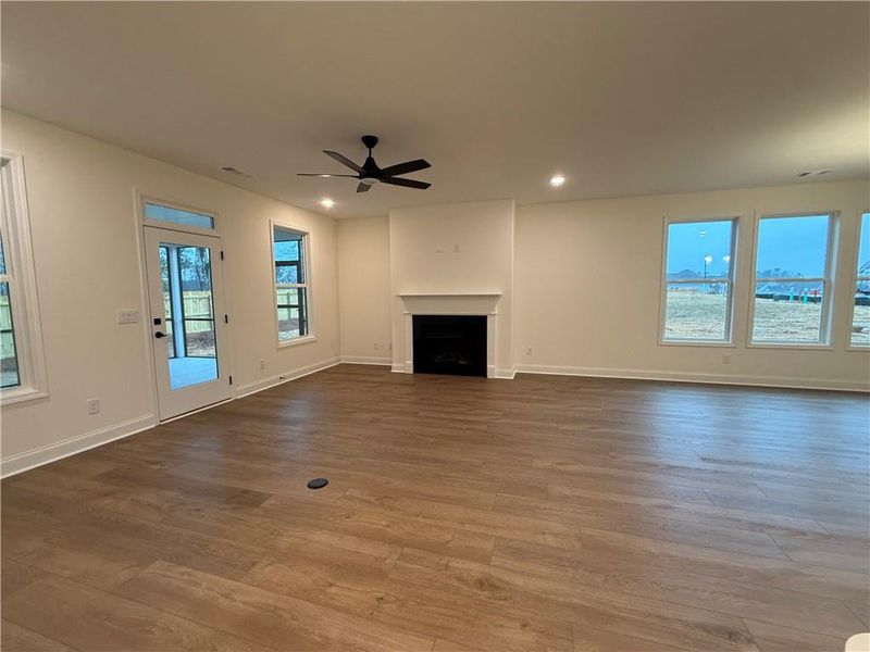 Spacious, unfurnished interior of a new home in , Hiram (Image 24).