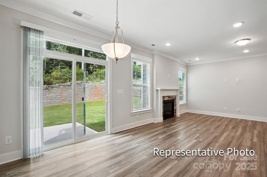 Spacious, unfurnished interior of a new home in The Meadows at Laurelbrook, Sherrills Ford (Image 27).