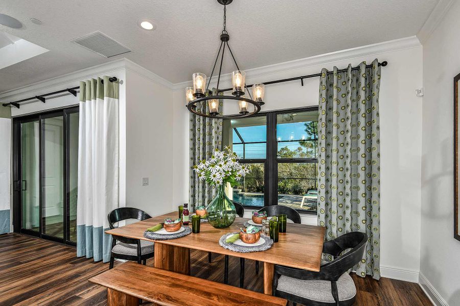 Representative furnished interior of a home built from the Meadow Brook by Neal Communities in Vicenza, Venice (Image 11).