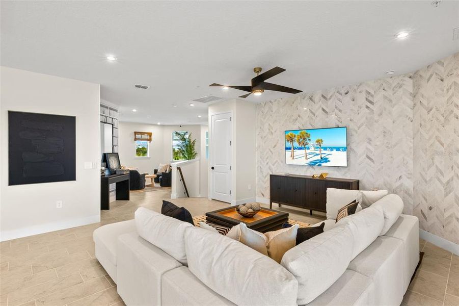 Furnished interior view inside a new home in Wellen Park, Venice (Image 28).