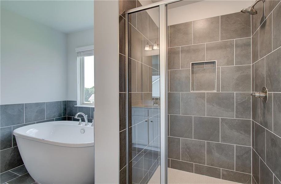 Furnished interior view inside a new home in Grandview at Millers Mill, Stockbridge (Image 6).