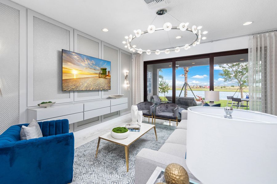 Representative furnished interior of a home built from the Abaco by GL Homes in Valencia Parc at Riverland, Port St. Lucie (Image 14).