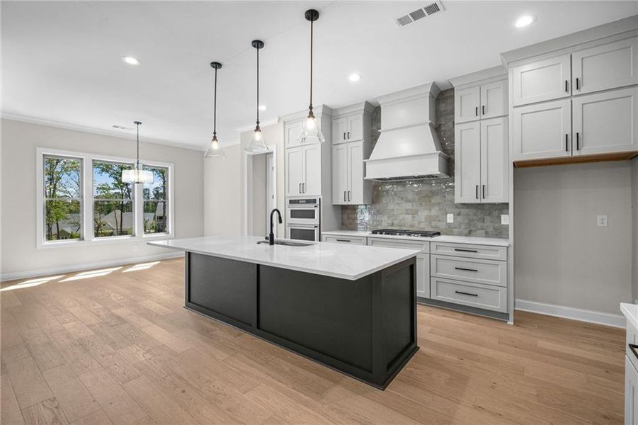 Furnished interior view inside a new home in , Canton (Image 10).