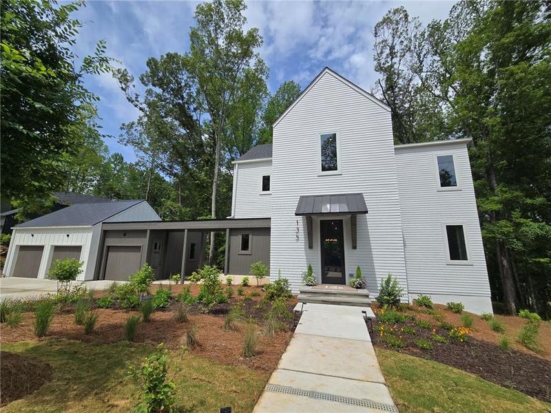 Front exterior of a home in the Aster community, located in Roswell, GA (Image 21).