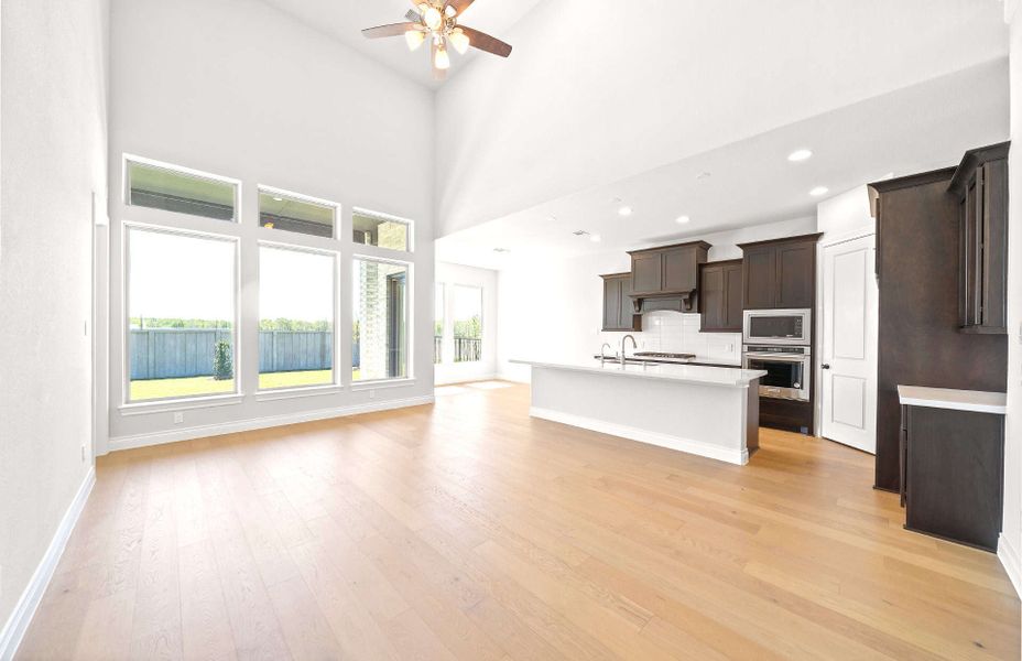 Representative unfurnished interior of a home built from the 3054 by Ravenna Homes in The Highlands 55′, Porter (Image 29). Representative unfurnished interior of a home built from the 3054 by Ravenna Homes in The Highlands 55′, Porter (Image 29).