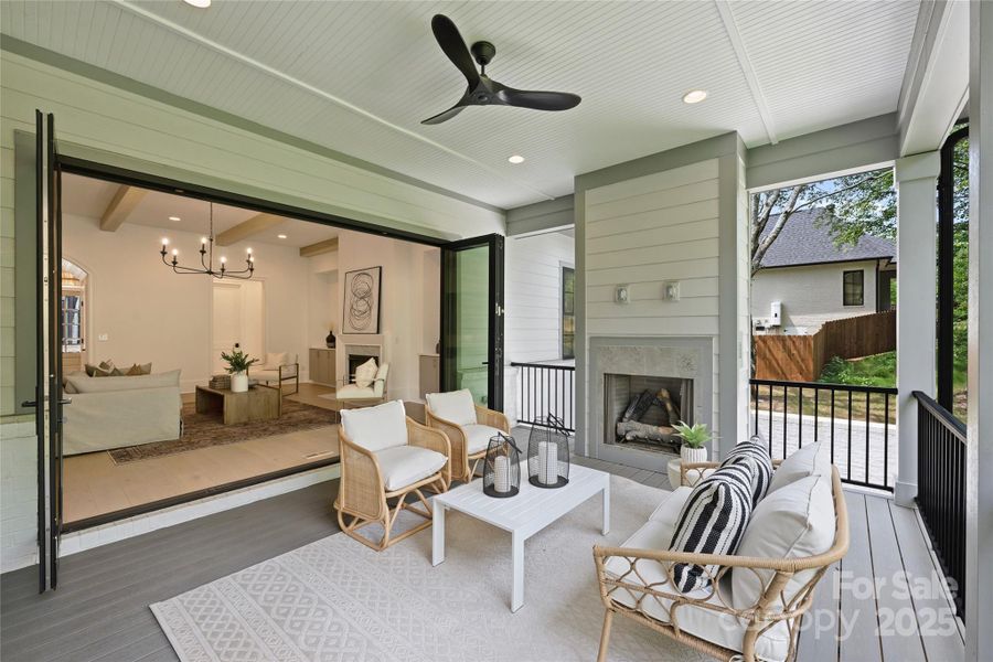 Furnished interior view inside a new home in , Charlotte (Image 6).