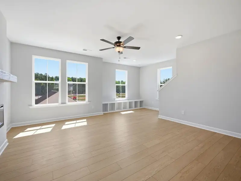 Spacious, unfurnished interior of a new home in Forestville Yard Townhomes, Knightdale (Image 19). Spacious, unfurnished interior of a new home in Forestville Yard Townhomes, Knightdale (Image 19).