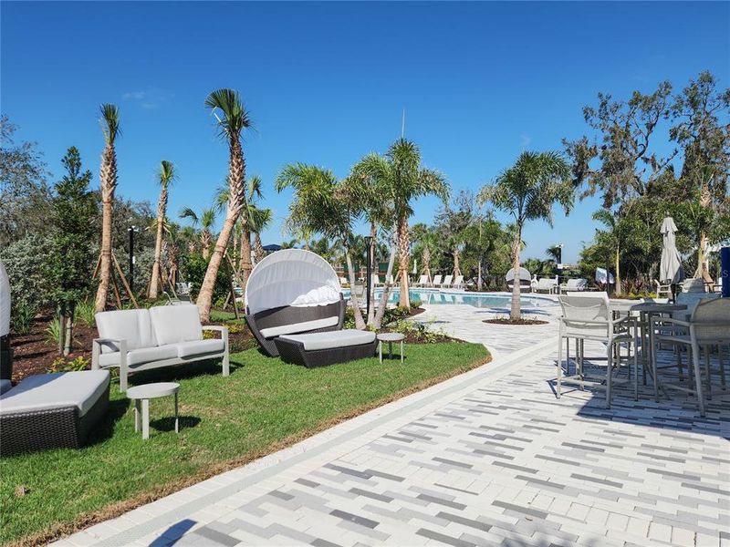 Community Pool & Patio Area