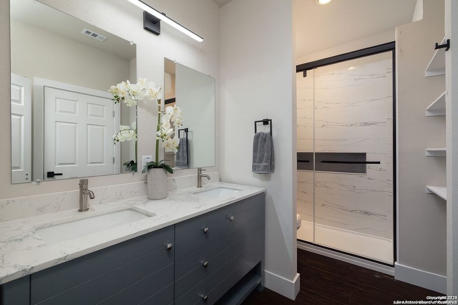 Furnished interior view inside a new home in , San Antonio (Image 4). Furnished interior view inside a new home in , San Antonio (Image 4).