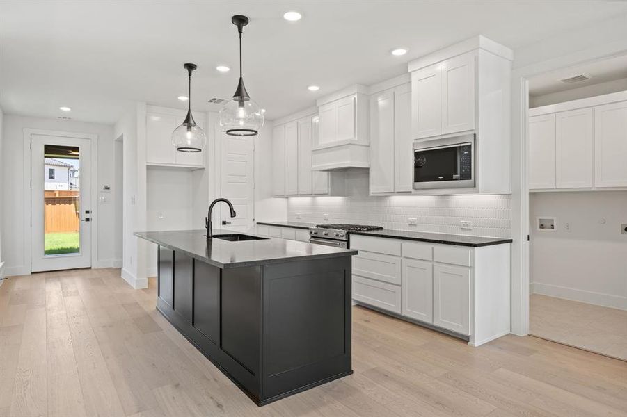Furnished interior view inside a new home in Fields, Frisco (Image 3). Furnished interior view inside a new home in Fields, Frisco (Image 3).