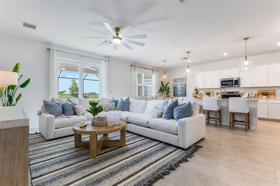 Furnished interior view inside a new home in Rye Ranch, Parrish (Image 7).