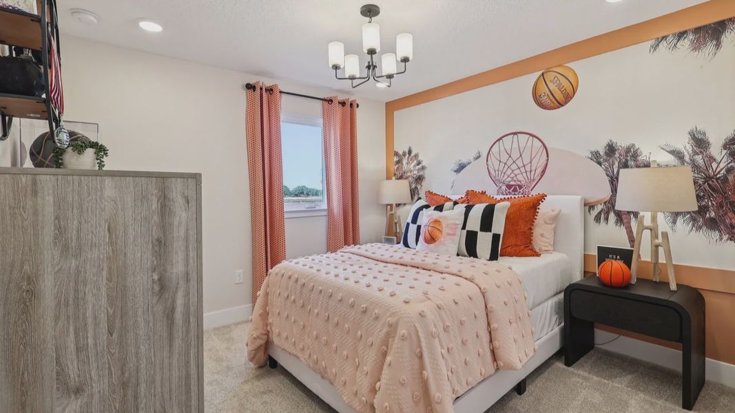The Mangrove Second Floor Bedroom at Lakeside at Satilla by DRB Homes in Saint Cloud, FL The Mangrove Second Floor Bedroom at Lakeside at Satilla by DRB Homes in Saint Cloud, FL