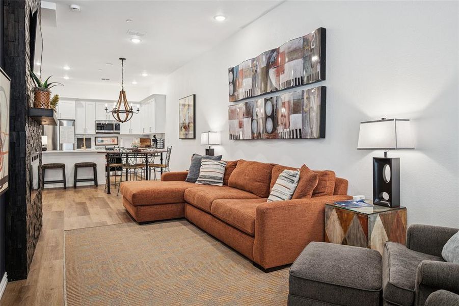 Furnished interior view inside a new home in , Arlington (Image 6).