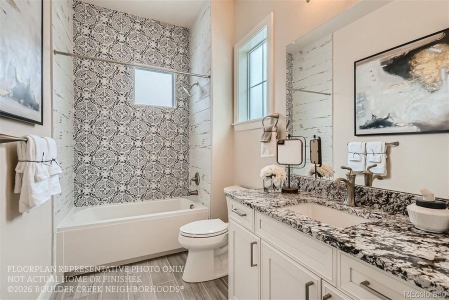 Furnished interior view inside a new home in , Broomfield (Image 27).