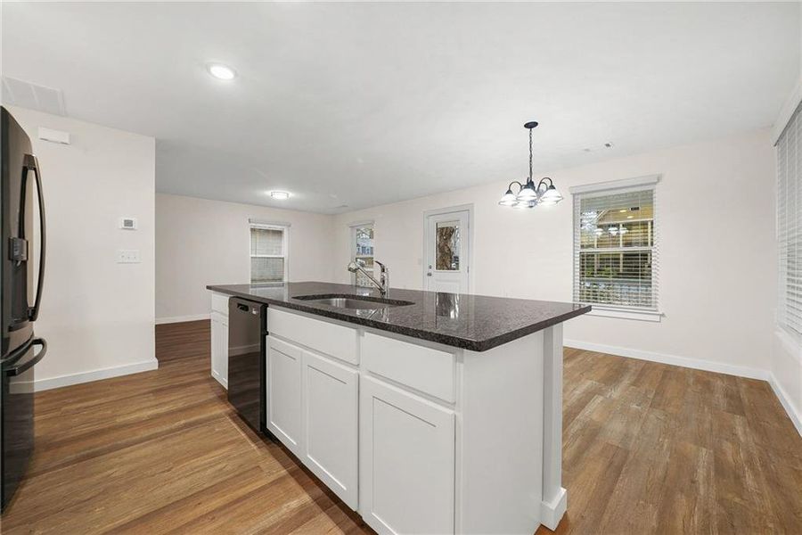 Furnished interior view inside a new home in , Atlanta (Image 7).