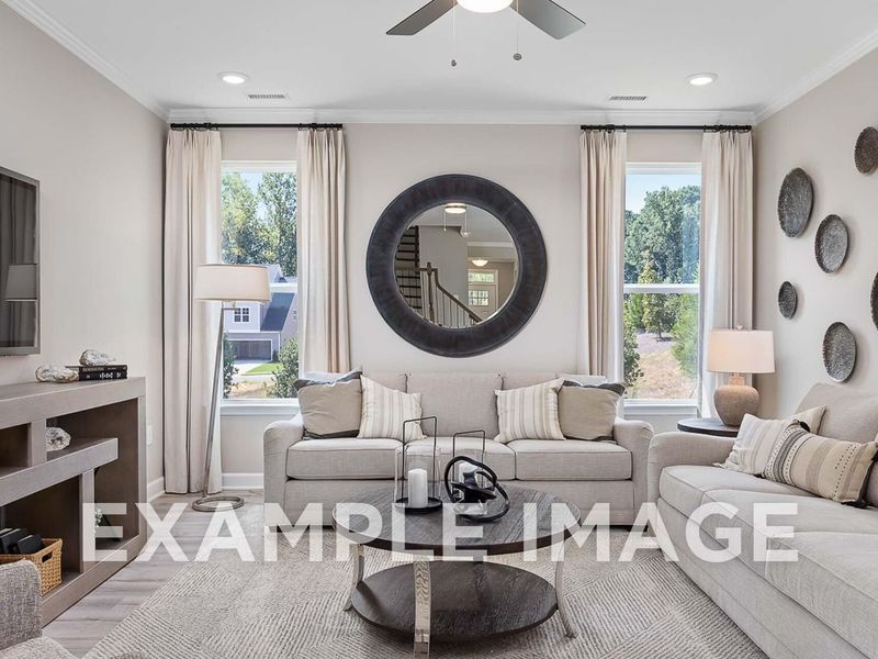 Furnished interior view inside a new home in Wellers Knoll, Lillington (Image 9). Furnished interior view inside a new home in Wellers Knoll, Lillington (Image 9).