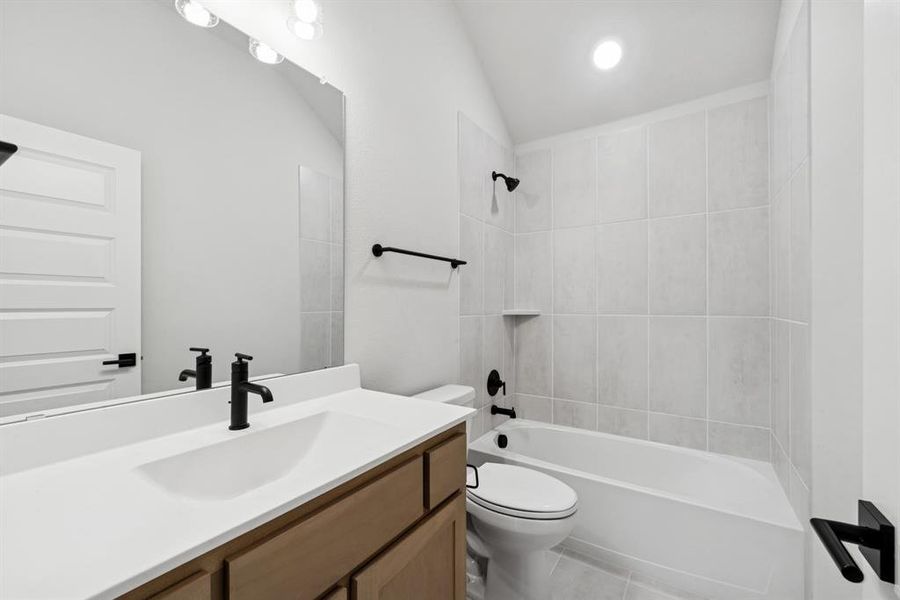 Furnished interior view inside a new home in Solterra - Garden Series, Mesquite (Image 6).