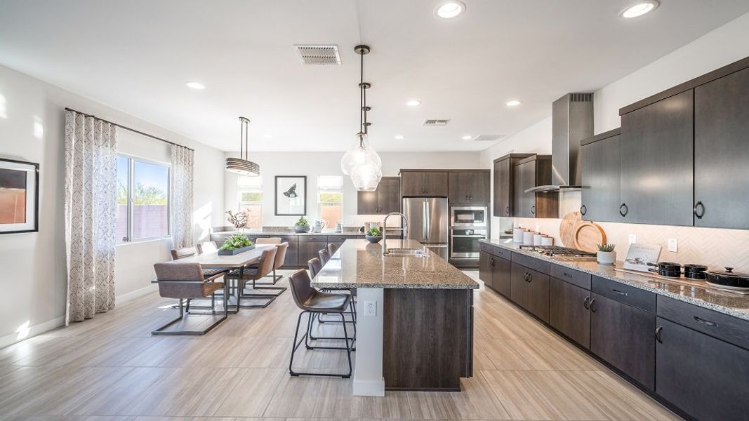 Furnished interior view inside a new home in Estrella, Goodyear (Image 25).