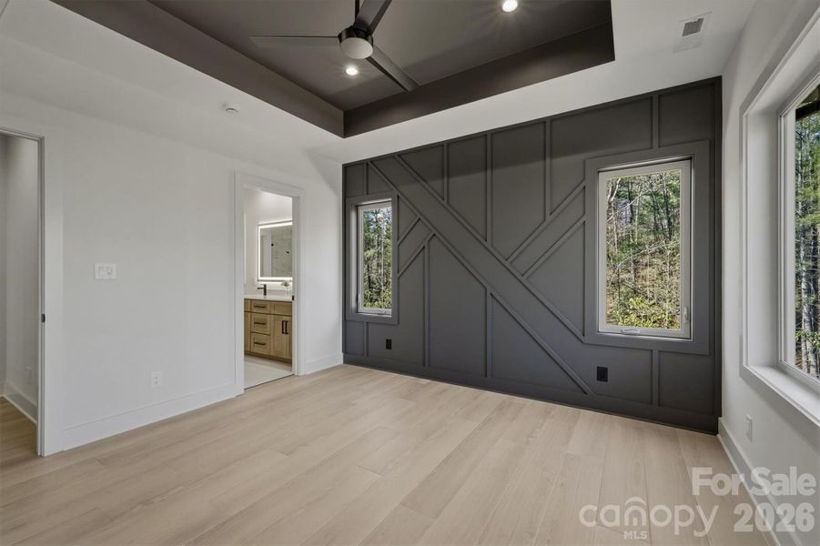 Here is a little different view of the owners' suite and the door into the owners' ensuite bathroom. Here is a little different view of the owners' suite and the door into the owners' ensuite bathroom.