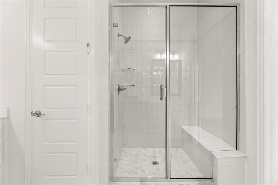 Furnished interior view inside a new home in Villas at Long Branch, Rowlett (Image 14).