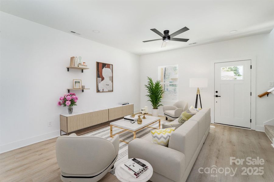 Furnished interior view inside a new home in , Hickory (Image 9). Furnished interior view inside a new home in , Hickory (Image 9).