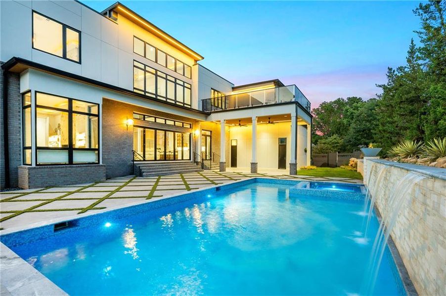 Front exterior of a new home in , Marietta, GA, highlighting curb appeal (Image 25).
