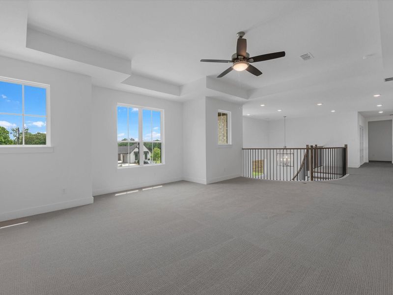 Spacious, unfurnished interior of a new home in The Estates at James Lane, Fulshear (Image 16).