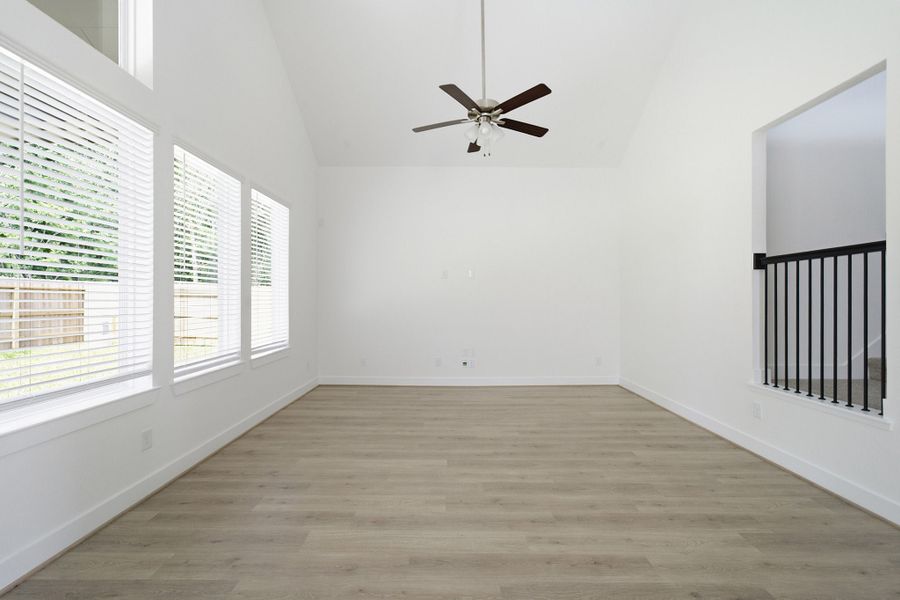 Spacious, unfurnished interior of a new home in Sundance Cove, Crosby (Image 42).