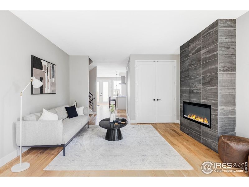 Furnished interior view inside a new home in , Denver (Image 15).