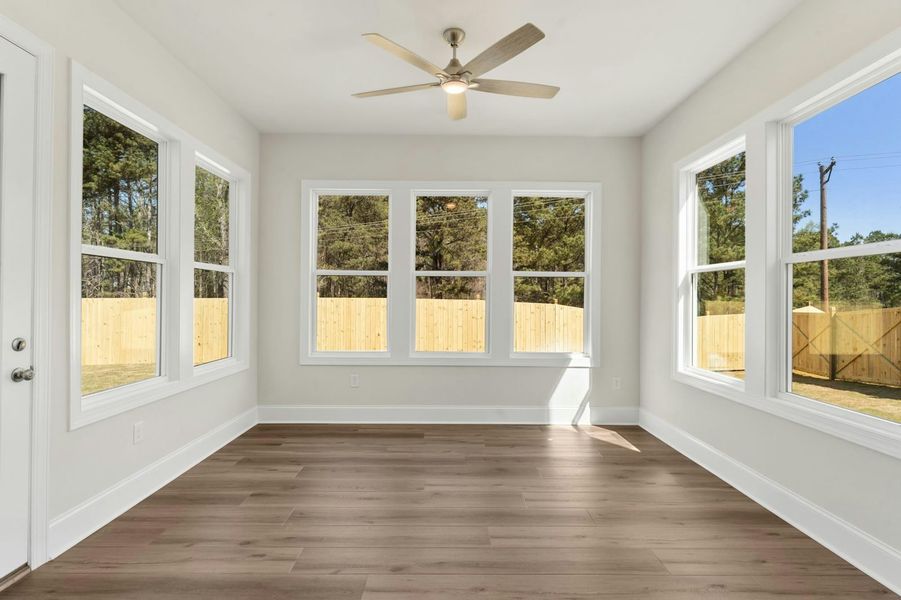 Representative unfurnished interior of a home built from the The Primrose by Windsong Properties in Ashbury Commons, Powder Springs (Image 17). Representative unfurnished interior of a home built from the The Primrose by Windsong Properties in Ashbury Commons, Powder Springs (Image 17).