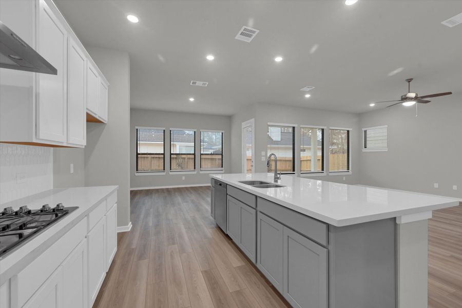 Furnished interior view inside a new home in Summer Place  35', Montgomery (Image 10).