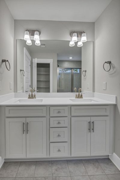 Furnished interior view inside a new home in Lake Carolina Townhomes, Columbia (Image 17).