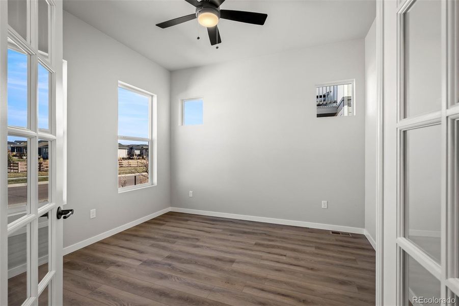 Spacious, unfurnished interior of a new home in Revel Crossing at Wolf Ranch – The Outlook Collection, Colorado Springs (Image 23).