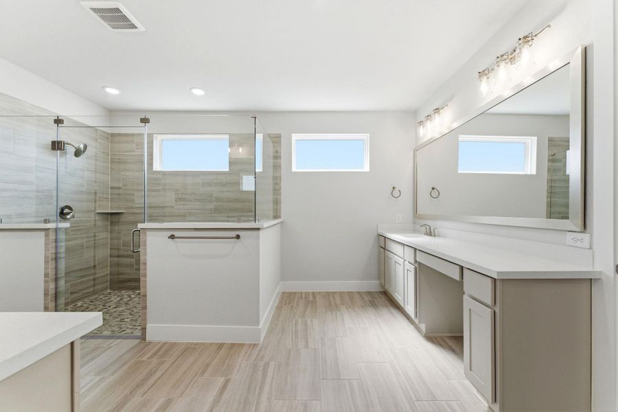 Furnished interior view inside a new home in The Highlands, Porter (Image 6).