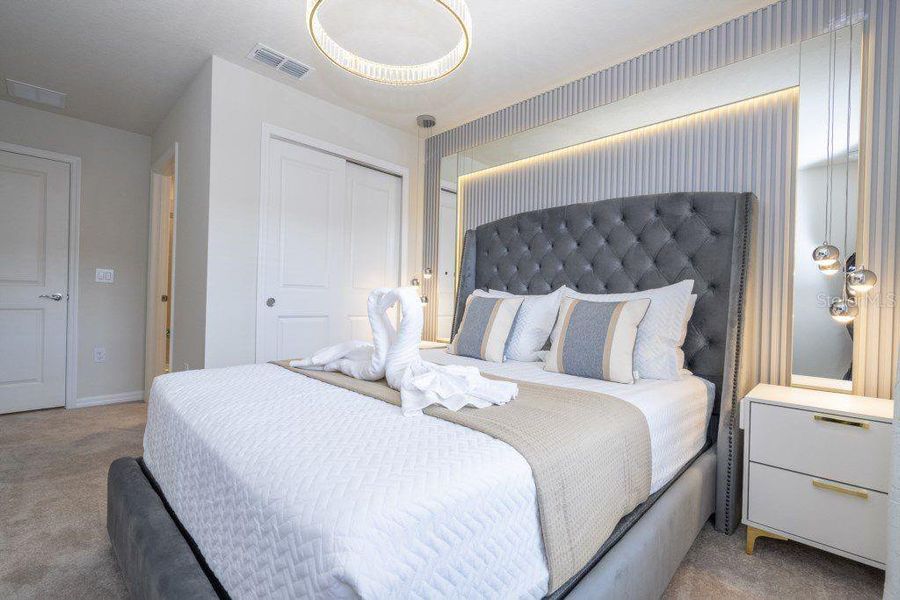 Furnished interior view inside a new home in , Davenport (Image 9).